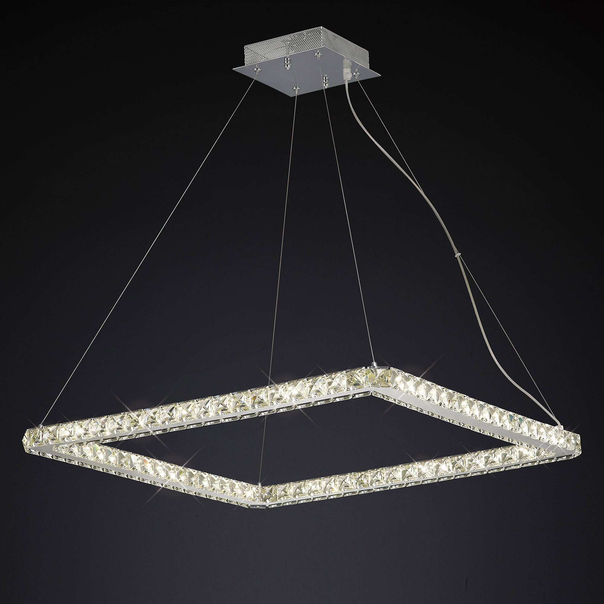 IL80039  Galaxy Crystal 36W LED Pendant Light